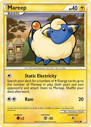Mareep (73)/123 Common Reverse Holofoil