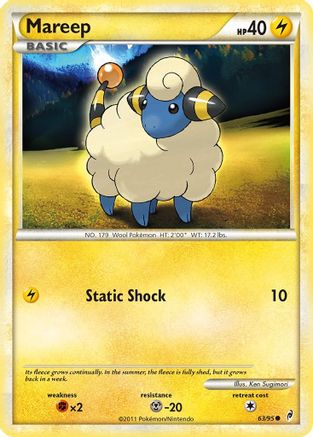 Mareep (63)/95 Common Reverse Holofoil