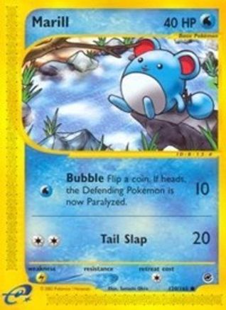 Marill (120)/165 Common Reverse Holofoil