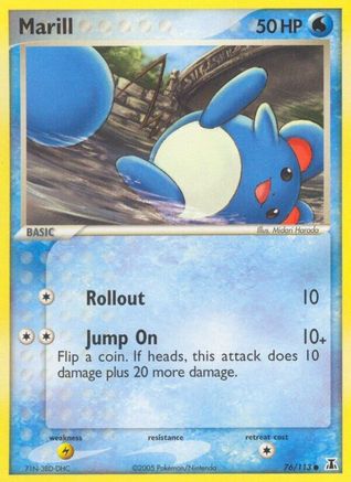 Marill (76)/113 Common Reverse Holofoil