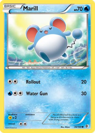 Marill (36)/149 Common Reverse Holofoil