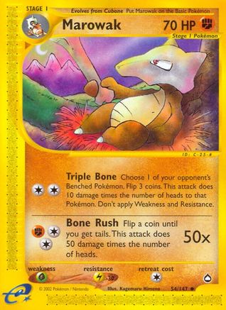 Marowak (54)/147 Uncommon Reverse Holofoil