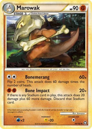 Marowak (44)/102 Uncommon Reverse Holofoil