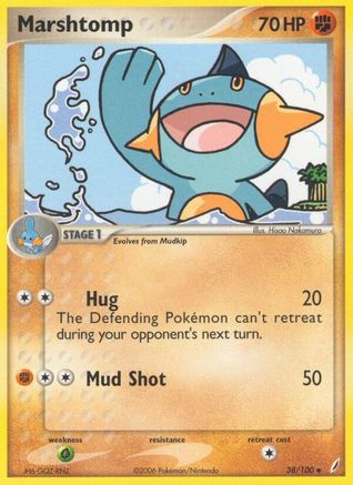 Marshtomp - 038/100 (38)/100 Uncommon Reverse Holofoil