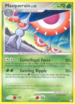 Masquerain (55)/123 Uncommon Reverse Holofoil