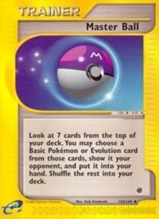 Master Ball (143)/165 Uncommon Reverse Holofoil