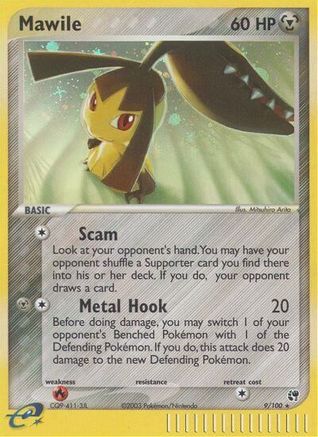 Mawile (9)/100 Holo Rare Reverse Holofoil