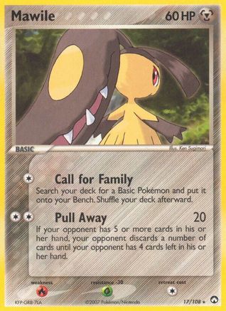 Mawile (17)/108 Rare Reverse Holofoil