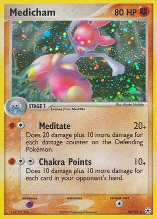 Medicham - 10/101 (10)/101 Holo Rare Holofoil