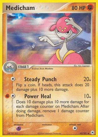 Medicham - 42/101 (42)/101 Uncommon Reverse Holofoil