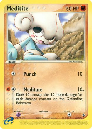 Meditite (37)/97 Uncommon Reverse Holofoil