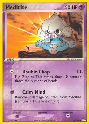 Meditite - 65/101 (65)/101 Common Reverse Holofoil