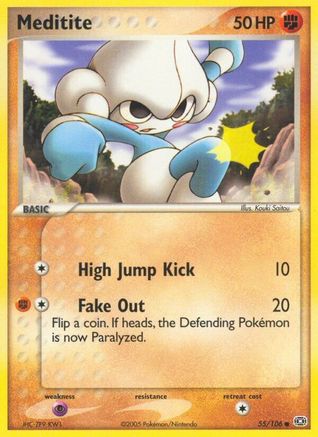 Meditite (55)/106 Common Reverse Holofoil