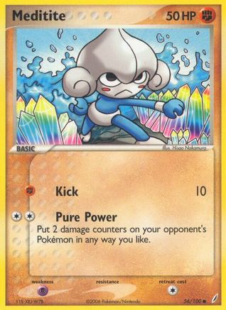 Meditite (56)/100 Common Reverse Holofoil