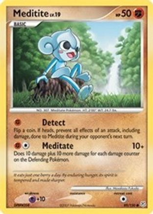 Meditite (89)/130 Common Reverse Holofoil