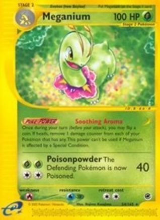 Meganium (54) (54)/165 Rare Reverse Holofoil