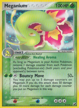 Meganium (9)/115 Holo Rare Reverse Holofoil