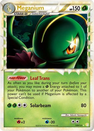 Meganium (Prime) (109)/123 Ultra Rare Holofoil