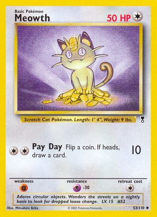 Meowth (53)/110 Uncommon Reverse Holofoil
