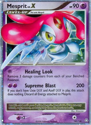 Mesprit LV.X (143)/146 Ultra Rare Holofoil