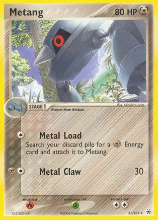 Metang - 21/101 (21)/101 Rare Reverse Holofoil