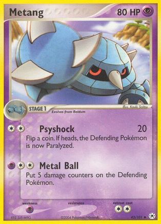 Metang - 43/101 (43)/101 Uncommon Reverse Holofoil