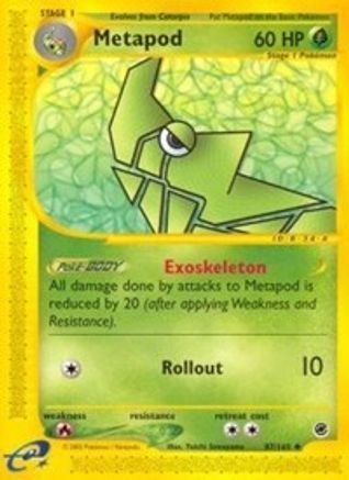 Metapod (87)/165 Uncommon Reverse Holofoil
