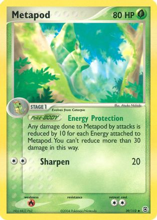 Metapod (39)/112 Uncommon