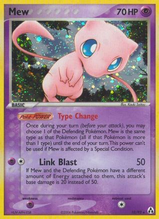 Mew (10)/92 Holo Rare Holofoil