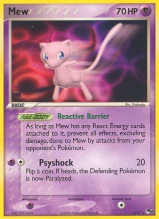 Mew (4)/17 Rare Holofoil