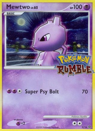 Mewtwo (9)/16 Promo Holofoil