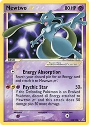 Mewtwo Star (103)/110 Ultra Rare Holofoil