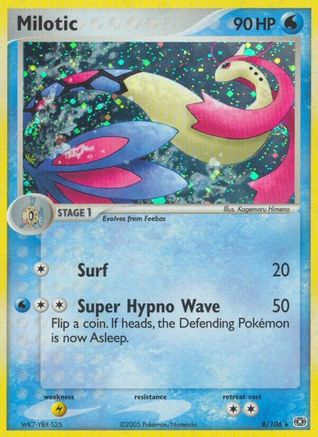Milotic (8)/106 Holo Rare Reverse Holofoil