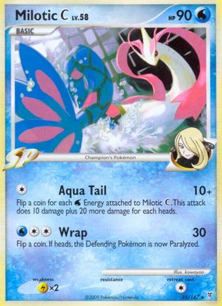 Milotic C (35)/147 Rare Reverse Holofoil