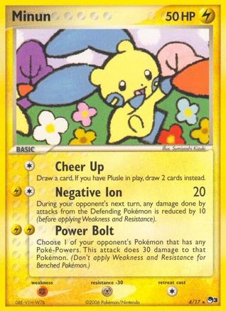 Minun (4)/17 Rare Holofoil