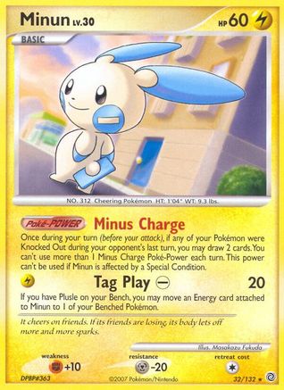 Minun (32)/132 Rare