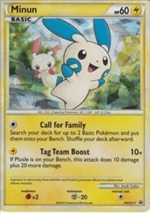 Minun - HGSS17 (HGSS17)/25 Promo Holofoil