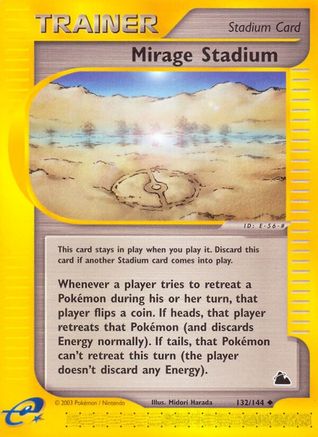 Mirage Stadium (132)/144 Uncommon Reverse Holofoil