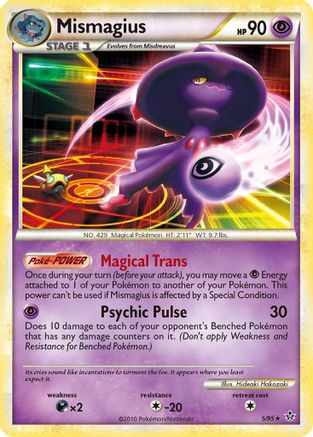 Mismagius (5)/95 Holo Rare Reverse Holofoil