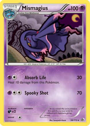 Mismagius (58)/113 Rare Reverse Holofoil