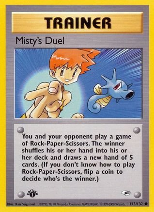 Misty's Duel (123)/132 Common 1st Edition