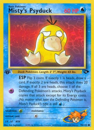 Misty's Psyduck (90)/132 Common Unlimited
