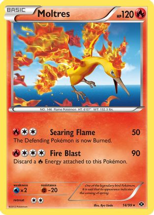 Moltres (14)/99 Holo Rare Reverse Holofoil