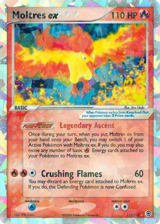 Moltres ex (115)/112 Secret Rare Holofoil
