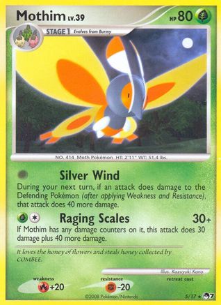 Mothim (5)/17 Rare