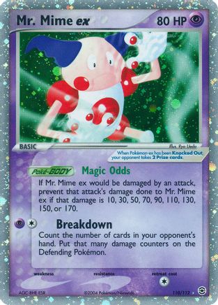 Mr. Mime ex - 110/112 (110)/112 Ultra Rare Holofoil