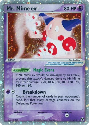 Mr. Mime ex - 111/112 (111)/112 Ultra Rare