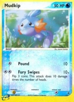 Mudkip - 010 (e-League) (10)/40 Promo Reverse Holofoil