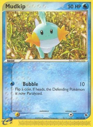 Mudkip - 59/109 (59)/109 Common Reverse Holofoil