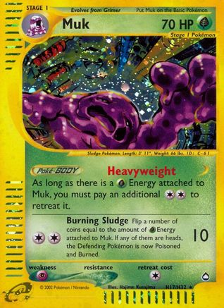 Muk (H17) (H17)/147 Holo Rare Holofoil